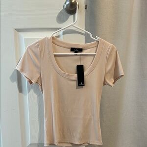 Lulu's blush Short Sleeve Tee